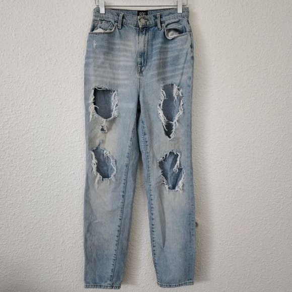 Urban Outfitters Denim - BDG x Urban Outfitters Ripped Mom High Rise Jeans Size 27 Light Wash 90s Retro